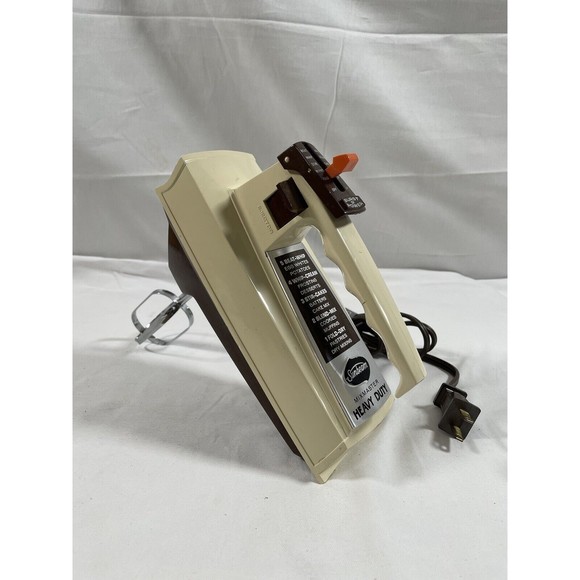 Kitchen Vintage Sunbeam Mixmaster Heavy Duty 5 Speed Burst Of Power 16w 03076 Mixer Poshmark